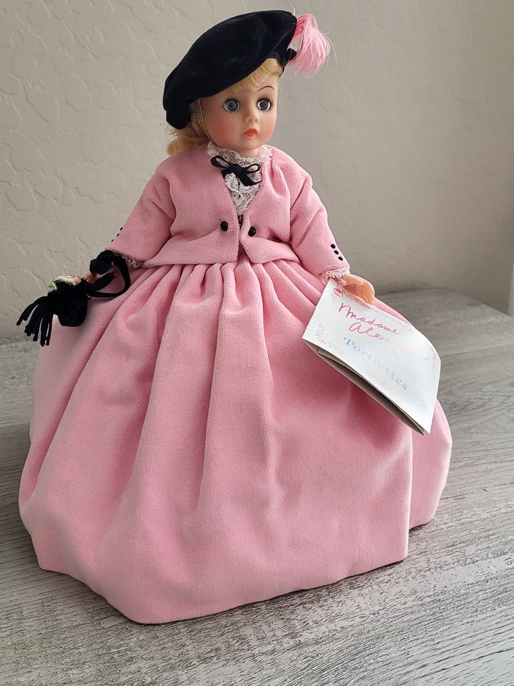 Madame Alexander - Paulette Pink Dress Doll with Black Beret